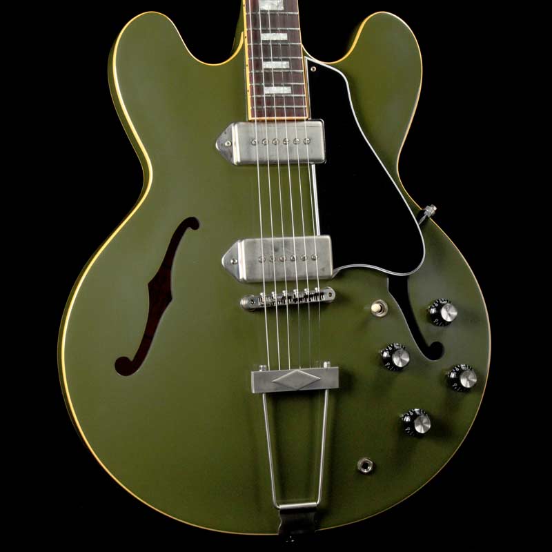 Gibson Memphis ES-330 Limited Edition VOS Olive Drab Green — 1