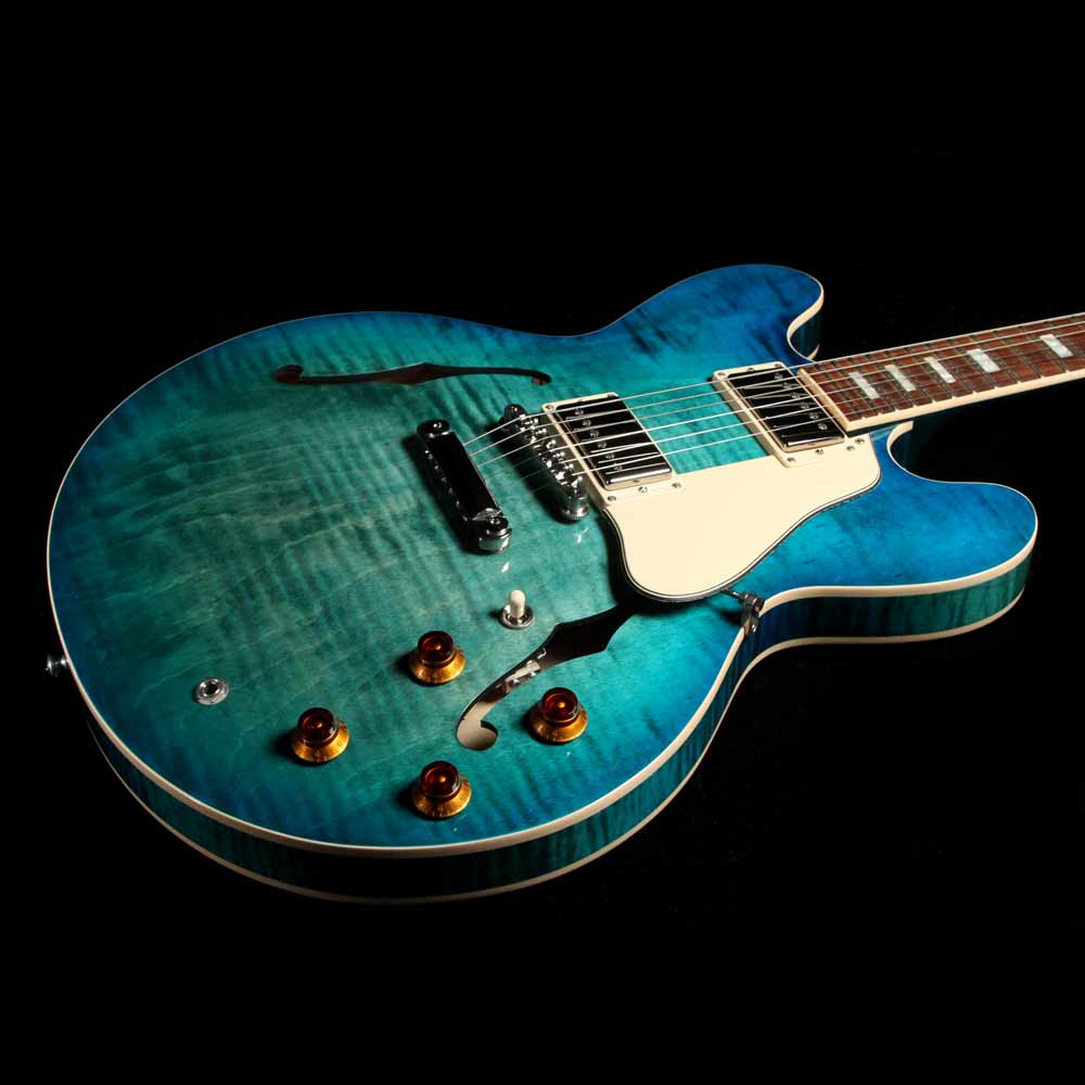 Gibson Memphis ES-335 Figured Aquamarine — 7