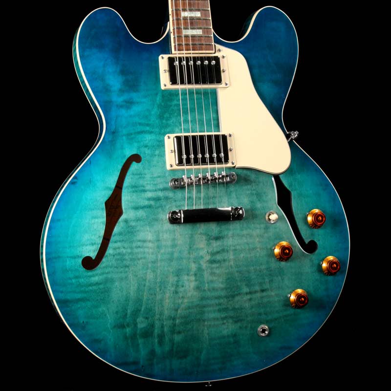 Gibson Memphis ES-335 Figured Aquamarine — 1
