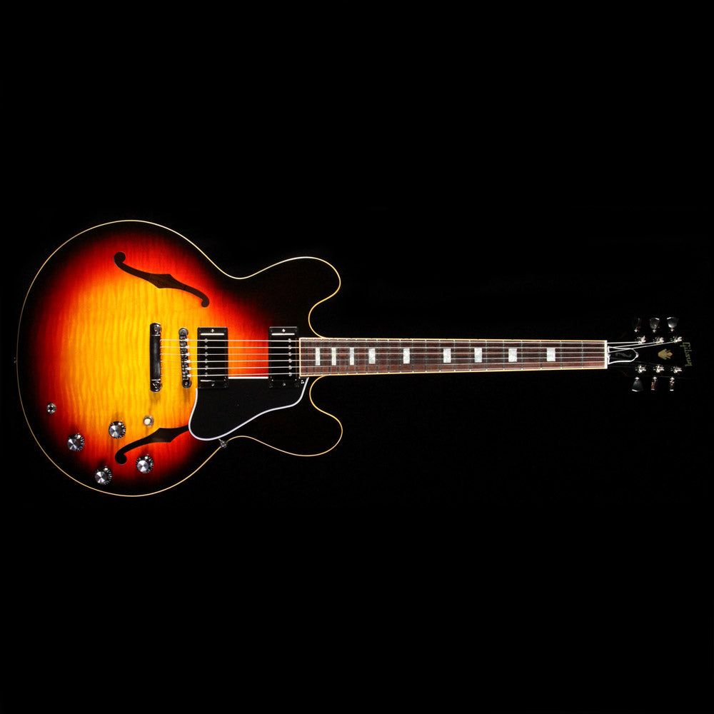 Gibson Memphis ES-335 Figured Antique Sunset Burst | The Music Zoo