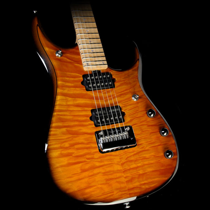 Used 2015 Ernie Ball Music Man Premier Dealer JP6 Piezo Guitar Tobacco Sunburst