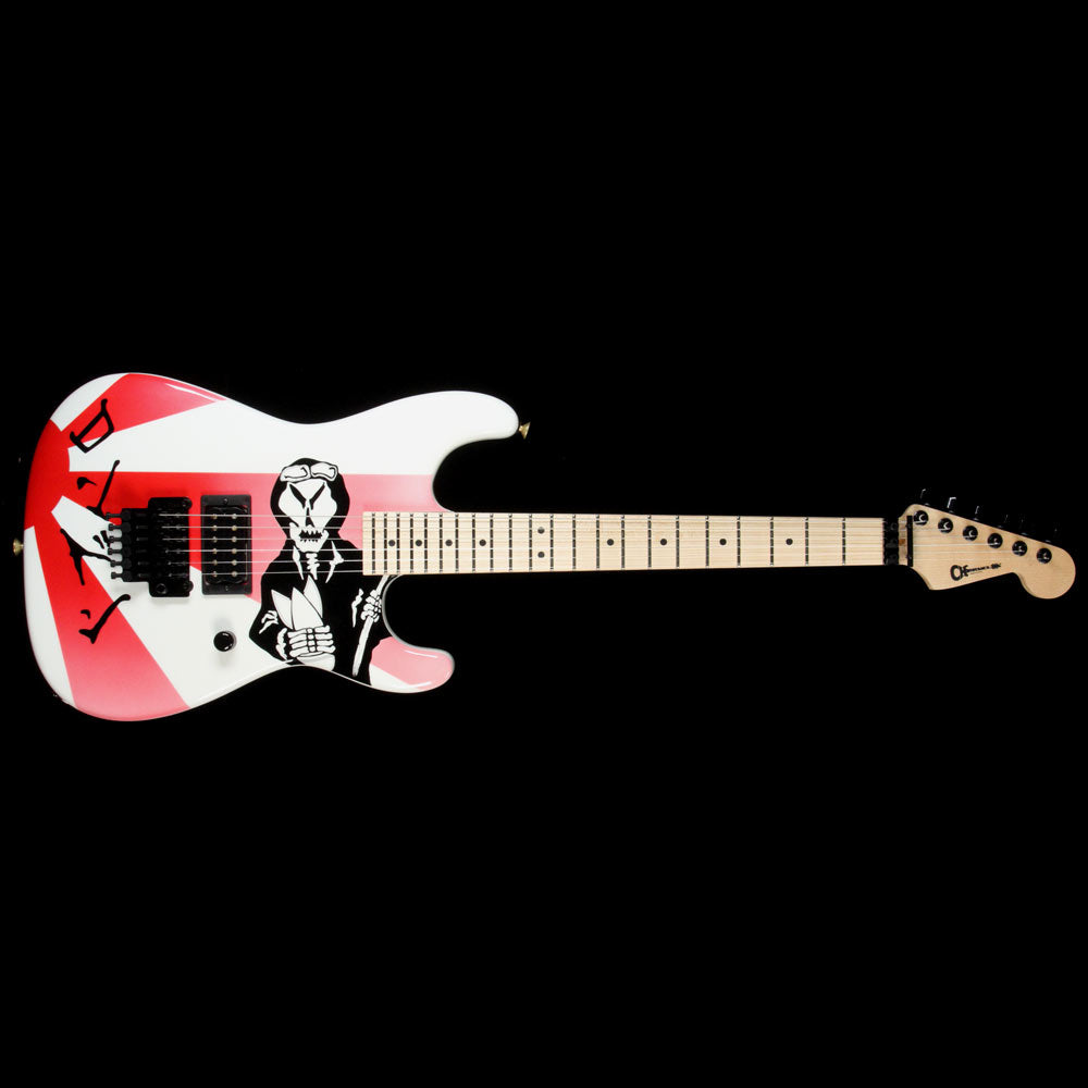 Used Charvel Custom Shop Warren DeMartini San Dimas Electric Guitar Bomber Graphic — 2
