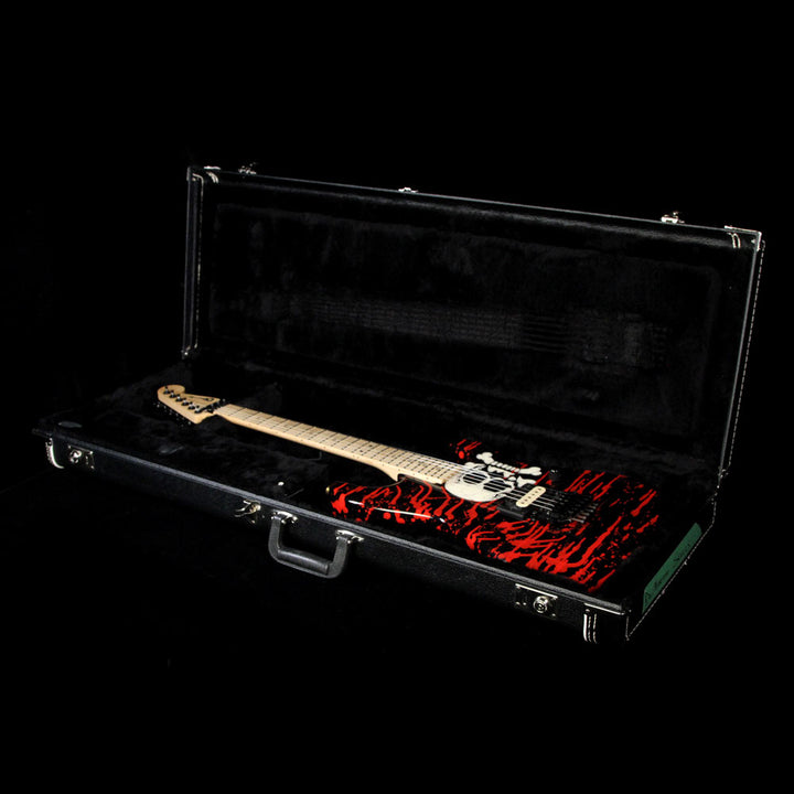 Used Charvel Pro Mod San Dimas Warren DeMartini Signature Blood & Skulls Electric Guitar