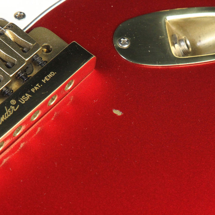 Used 1980 Fender The Strat Electric Guitar Candy Apple Red