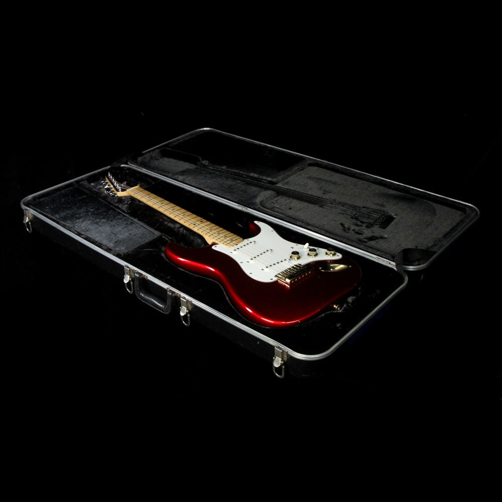 Used 1980 Fender The Strat Electric Guitar Candy Apple Red — 8