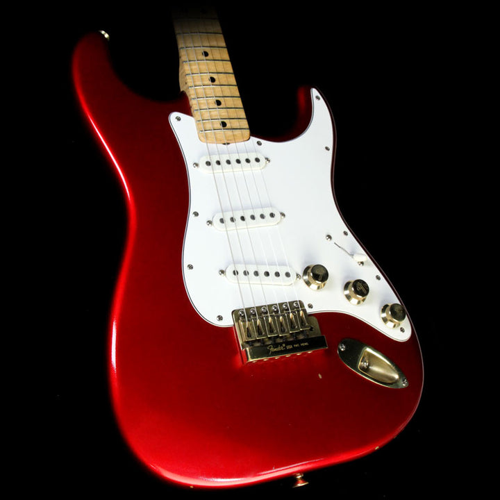 Used 1980 Fender The Strat Electric Guitar Candy Apple Red