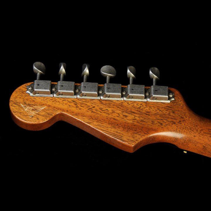 Fender Custom Shop Masterbuilt Yuriy Shishkov Pacific Battle Stratocaster Electric Guitar Transparent Green