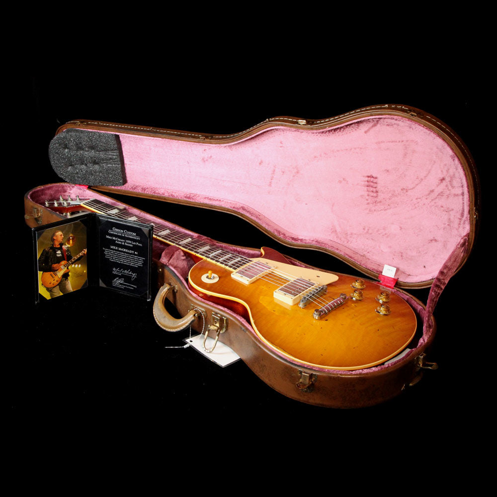 Used 2017 Gibson Custom Shop Mike McCready 1959 Les Paul Standard Reissue Aged and Signed Electric Guitar — 9