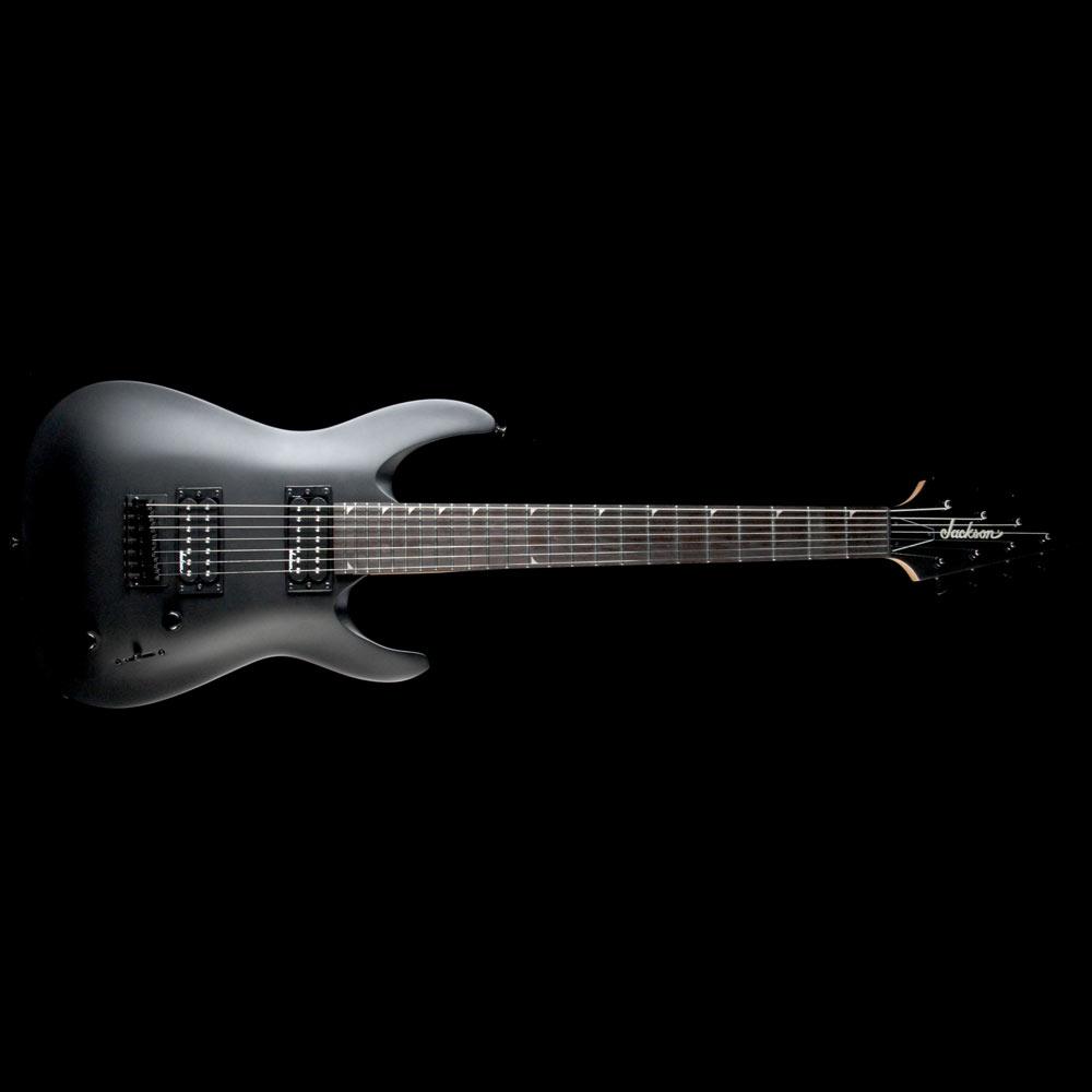 Jackson JS22-7 Dinky 7 String Electric Guitar Satin Black | The