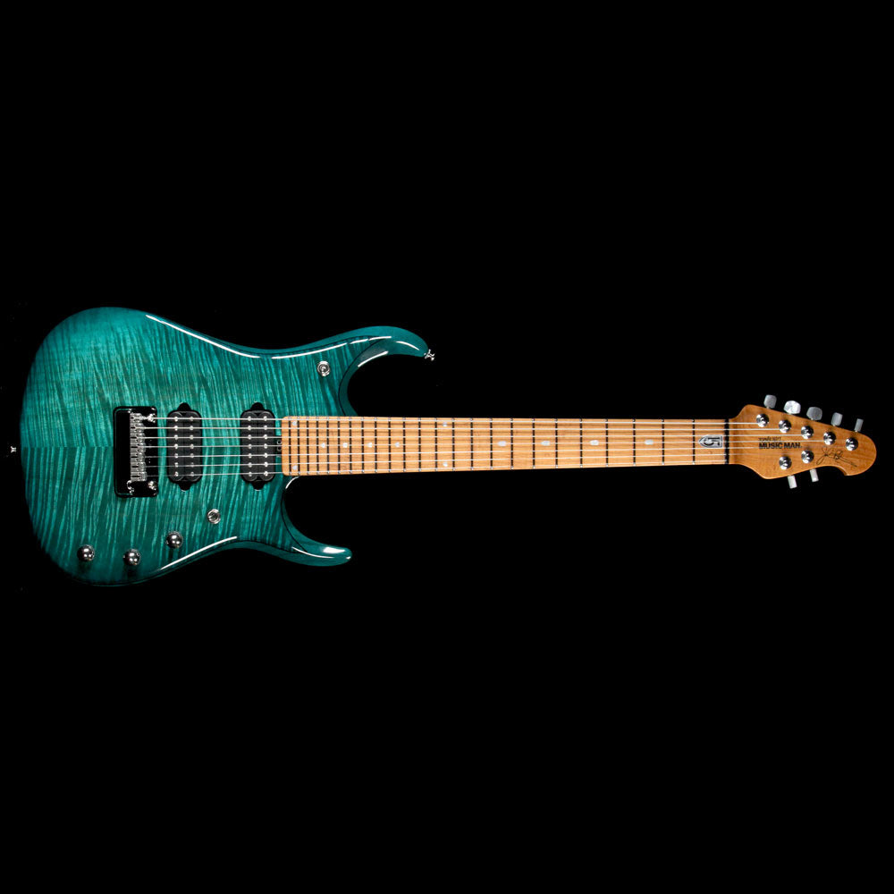 Ernie Ball Music Man John Petrucci JP15 7-String Flame Teal Burst — 2
