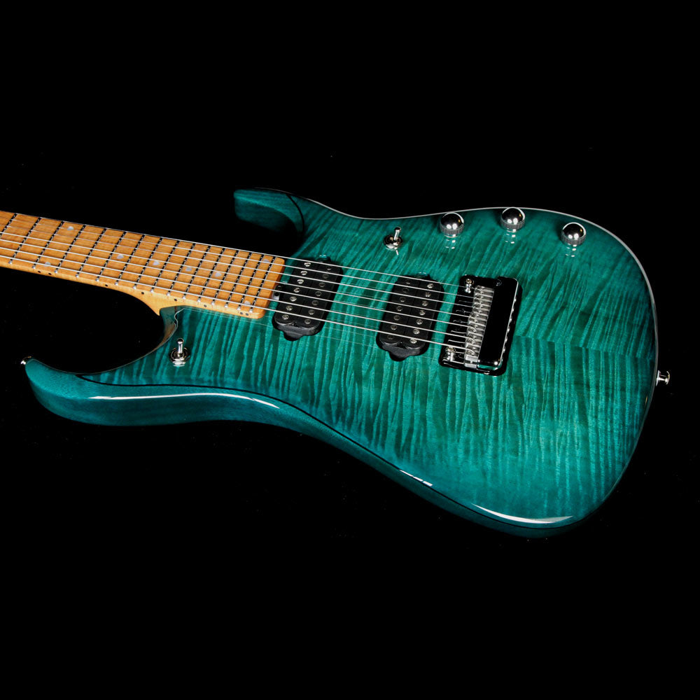Ernie Ball Music Man John Petrucci JP15 7-String Flame Teal Burst — 5