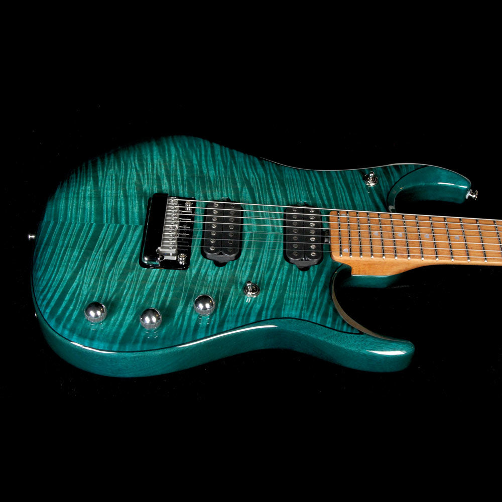 Ernie Ball Music Man John Petrucci JP15 7-String Flame Teal Burst — 6