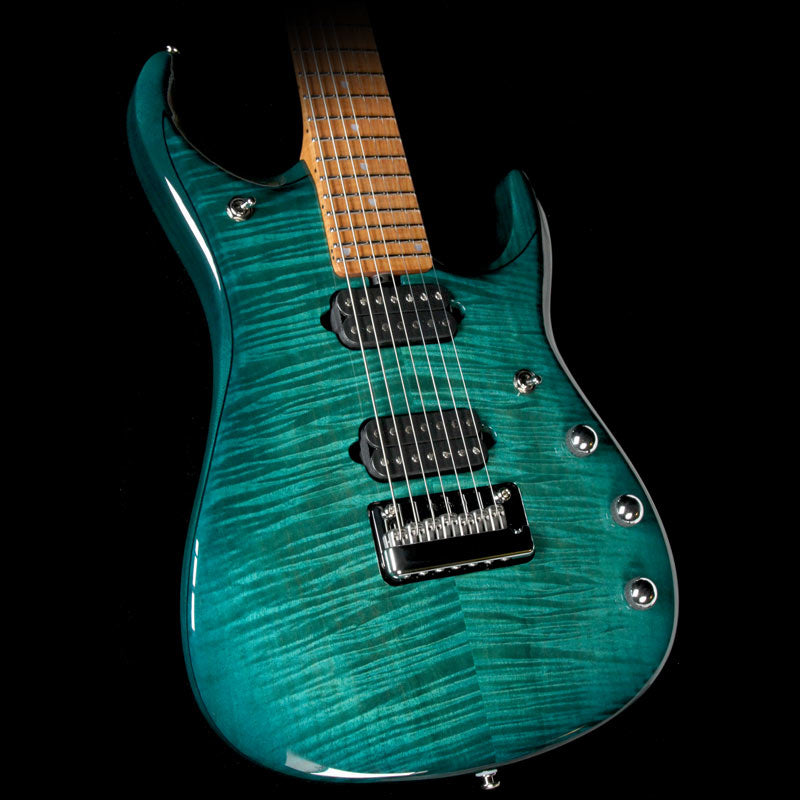 Ernie Ball Music Man John Petrucci JP15 7-String Flame Teal Burst — 1