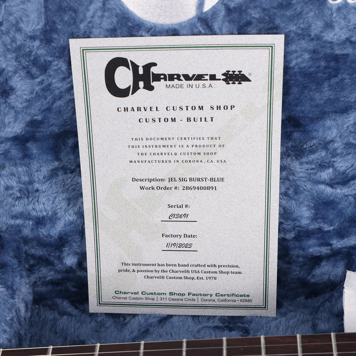 Charvel USA Signature Series Jake E. Lee San Dimas Blue Burst — 8