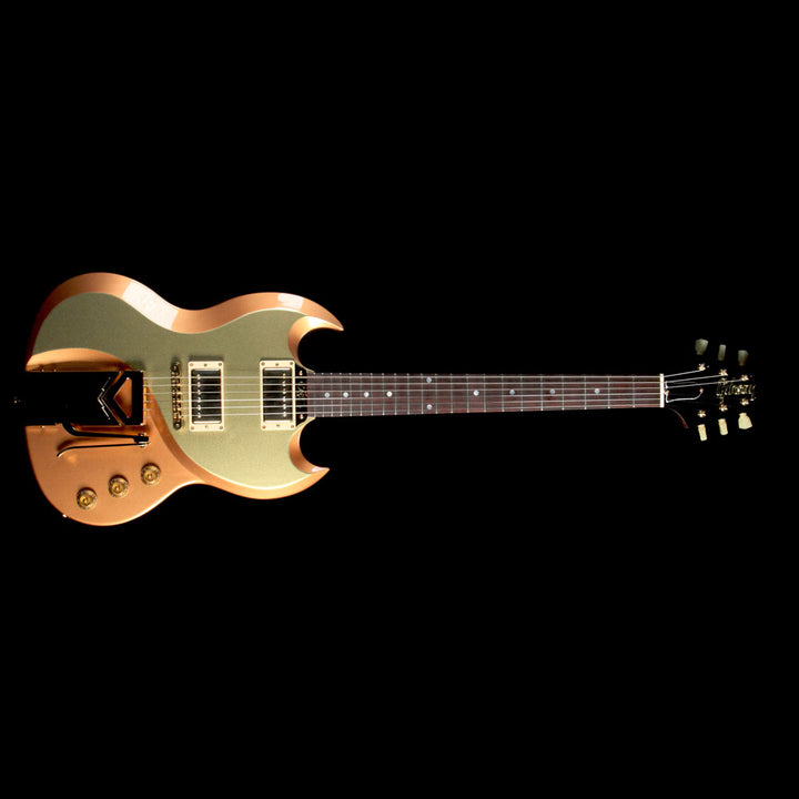 Gibson Custom Shop From the Vault Billy Gibbons Ultimate SG Prototype Electric Guitar Two-Tone Copper and Gold Metallic