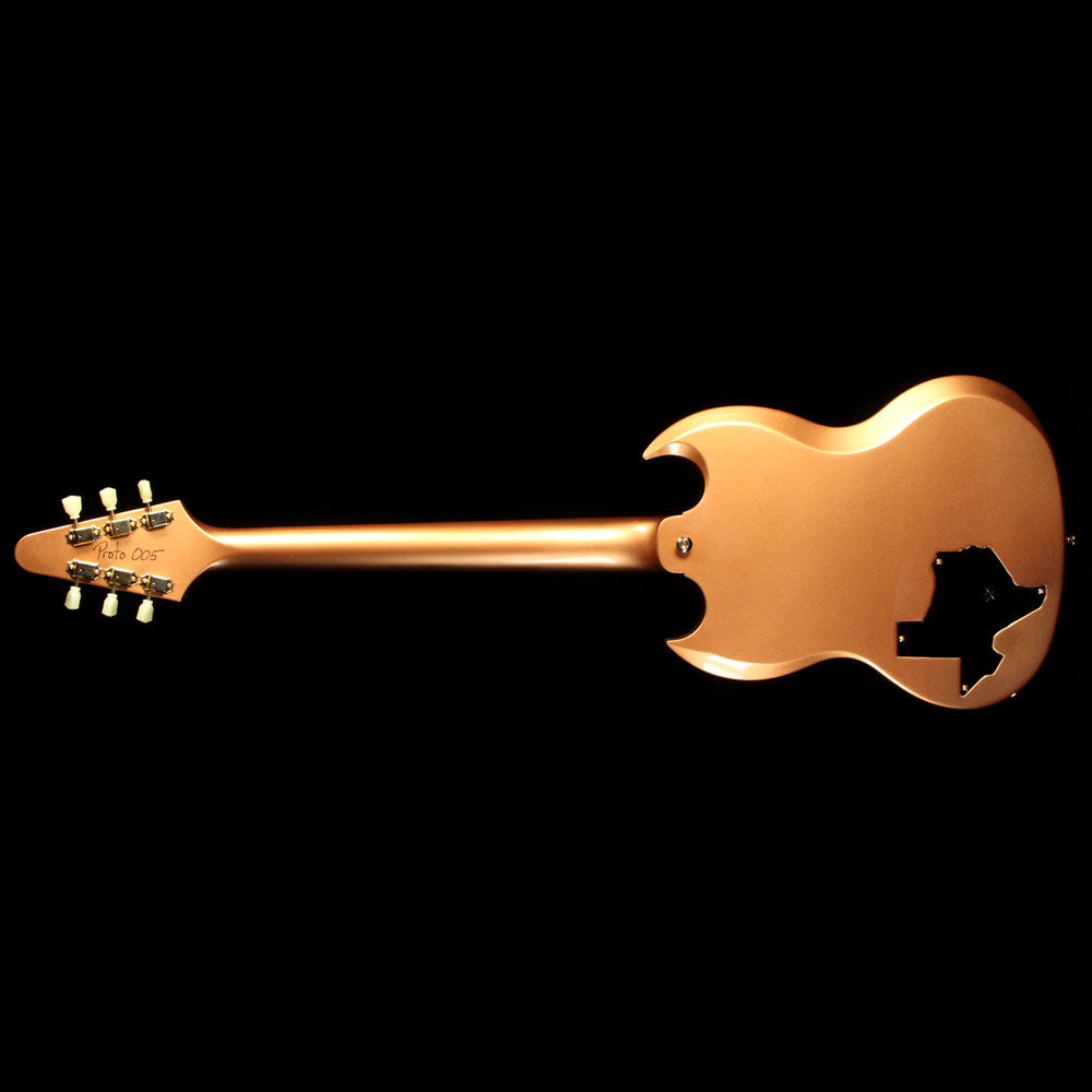 Gibson Custom Shop From the Vault Billy Gibbons Ultimate SG Prototype Electric Guitar Two-Tone Copper and Gold Metallic — 3