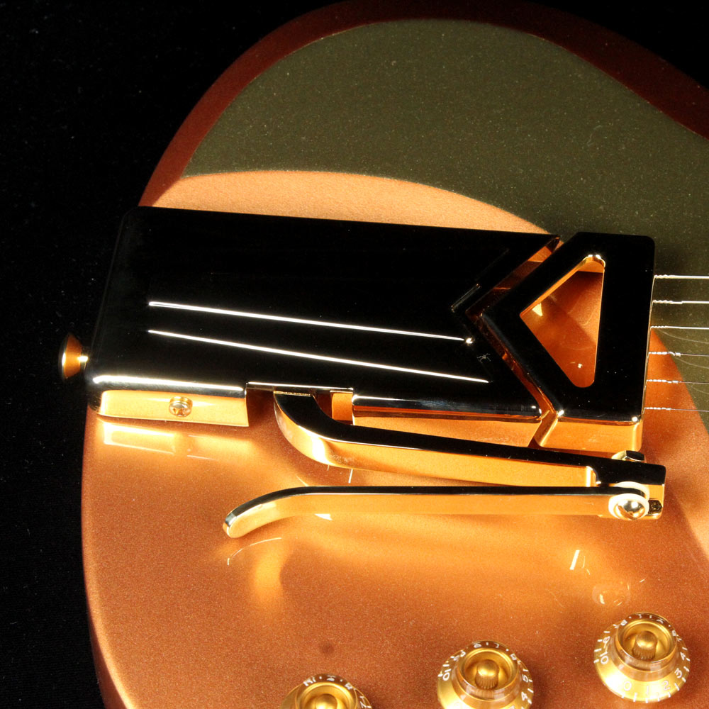 Gibson Custom Shop From the Vault Billy Gibbons Ultimate SG Prototype Electric Guitar Two-Tone Copper and Gold Metallic — 8