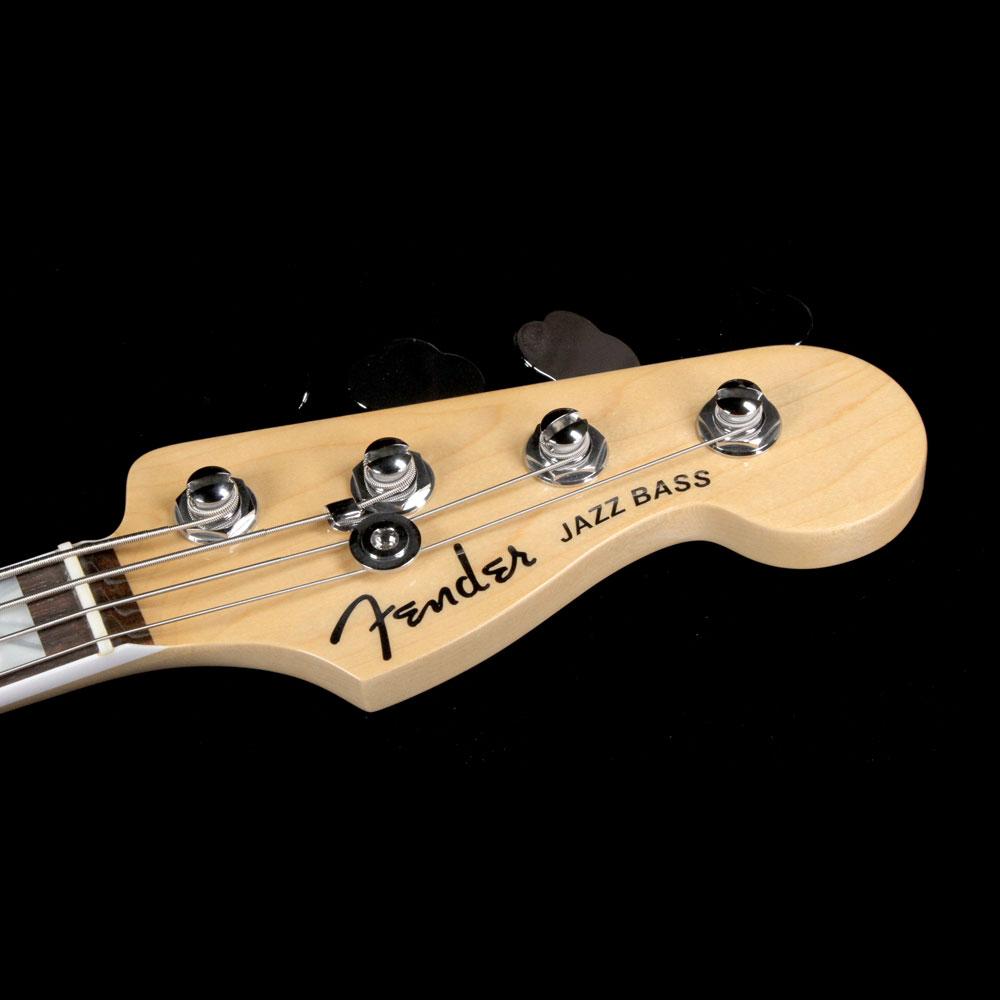 Fender American Elite Jazz Bass Electric Bass Guitar Ocean Turquoise — 4