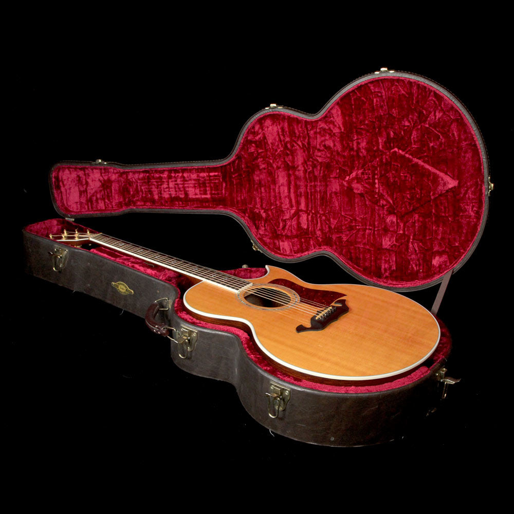 Used 1997 Taylor 815c Jumbo Acoustic Guitar Natural — 6