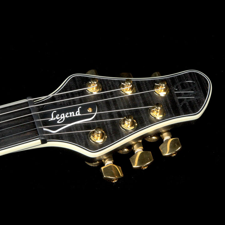 Used Mayones Legend 6 F22 Electric Guitar Transparent Black