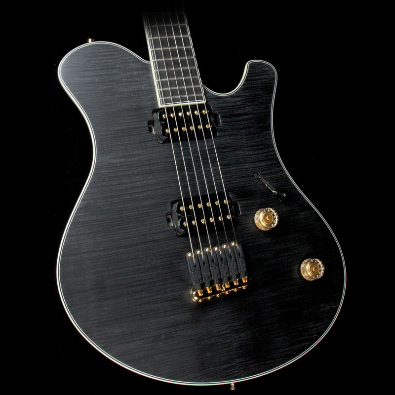 Used Mayones Legend 6 F22 Electric Guitar Transparent Black — 1