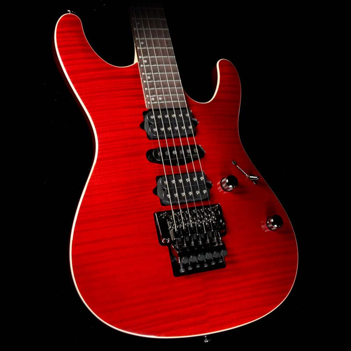 Ibanez KIKO100 Kiko Loureiro Signature Electric Guitar Transparent Ruby Red