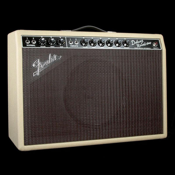 Fender Limited Edition ‘65 Deluxe Reverb Guitar Combo Amplifier Tan/Oxblood Weber Alnico