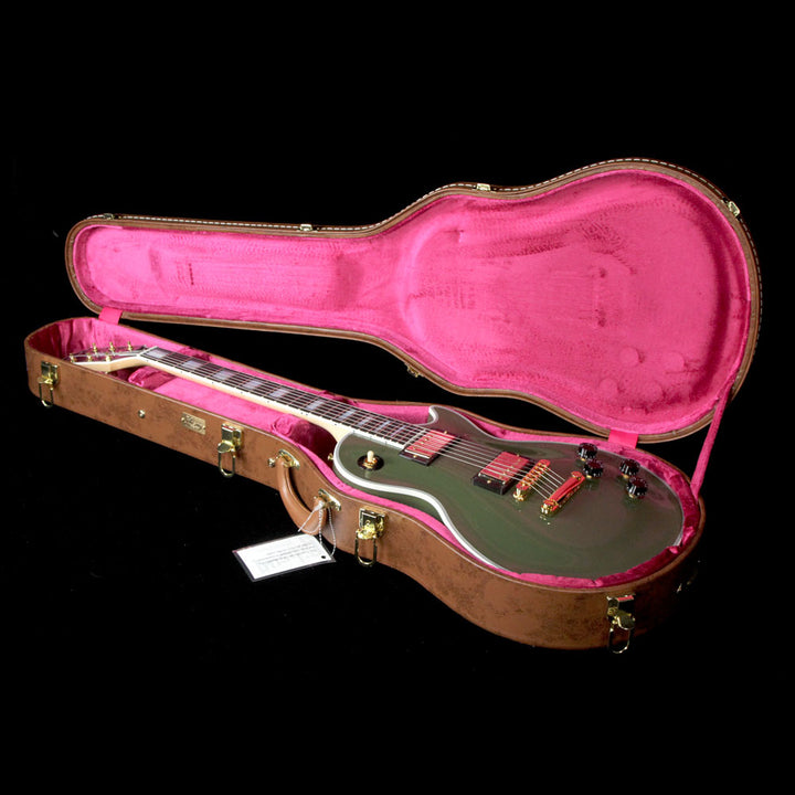 Used 2016 Gibson Custom Shop Les Paul Custom Electric Guitar Olive Green