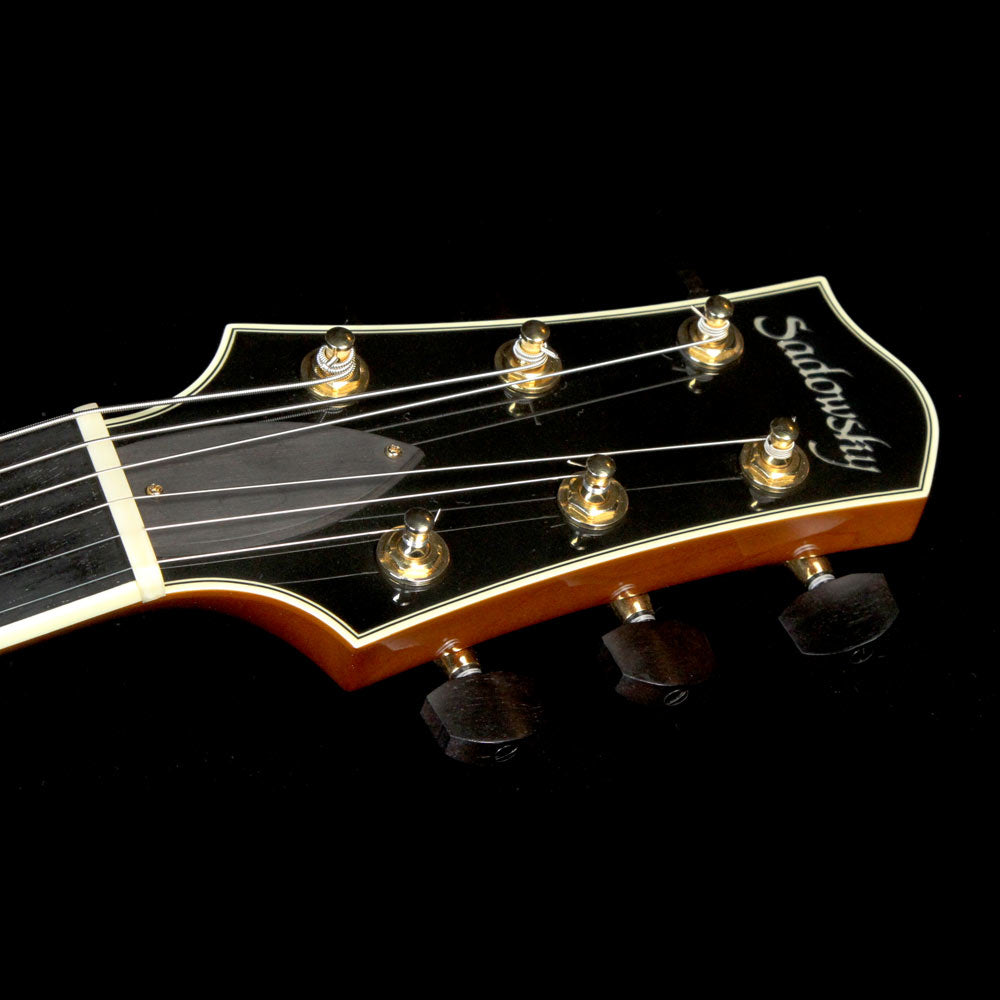 Used Sadowsky Jim Hall Archtop Electric Guitar Caramel Burst — 4