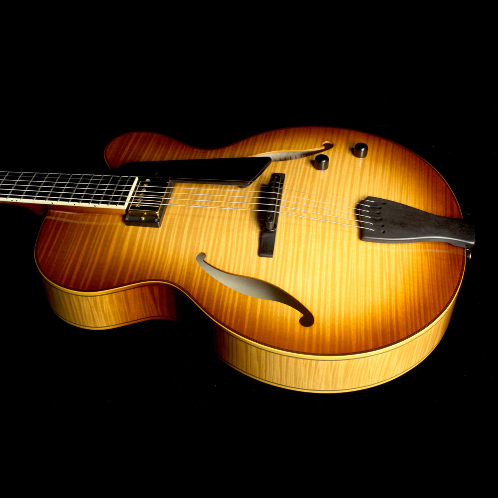 Used Sadowsky Jim Hall Archtop Electric Guitar Caramel Burst — 5