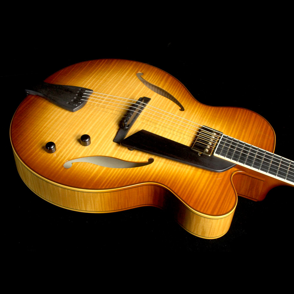 Used Sadowsky Jim Hall Archtop Electric Guitar Caramel Burst — 6