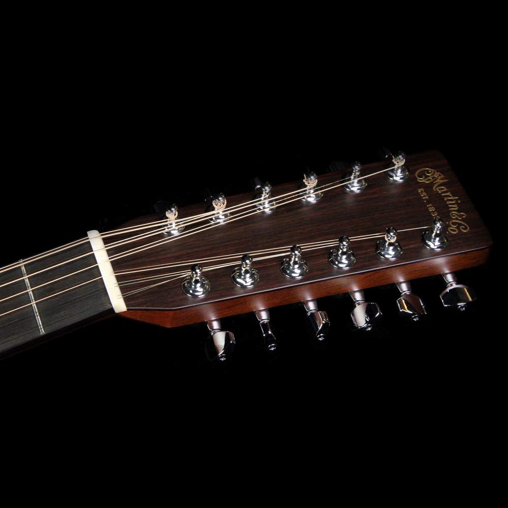 Martin D12-28 12-String Dreadnought Acoustic Guitar Natural — 6