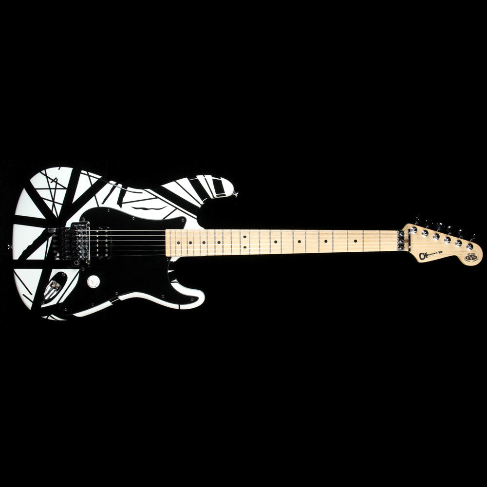 Used Charvel EVH Art Series Electric Guitar Black & White — 2