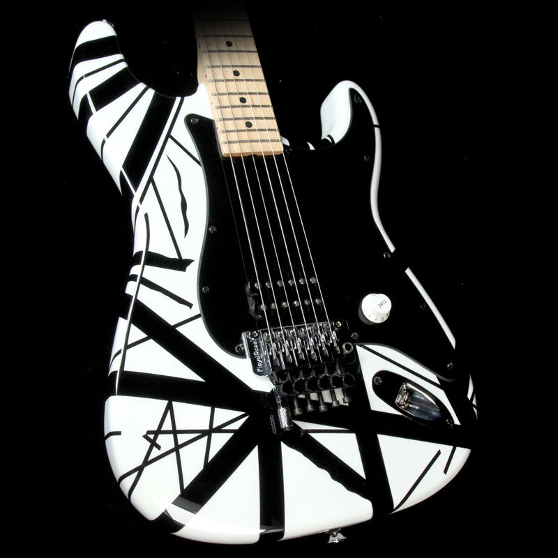 Used Charvel EVH Art Series Electric Guitar Black & White — 1