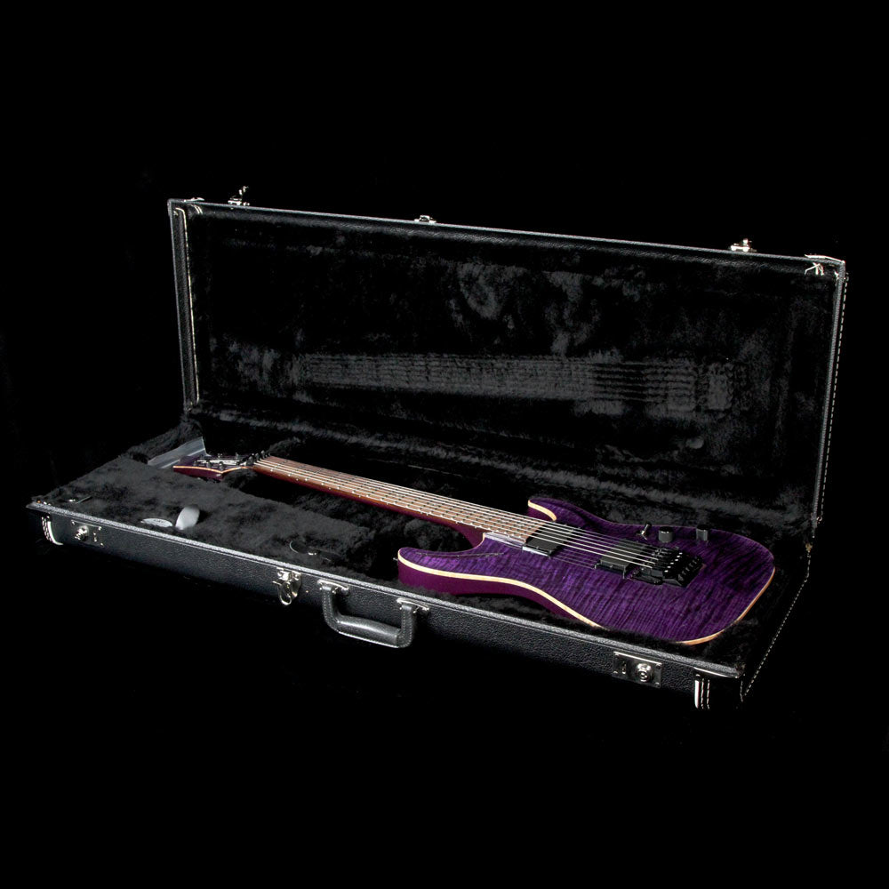 Used 2013 Schecter USA Hollywood Classic Electric Guitar Black Violet — 5