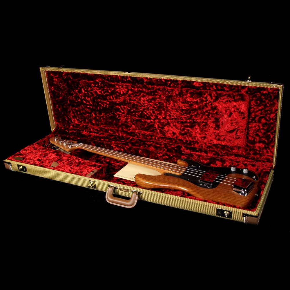 Fender FSR Limited Edition Roasted Ash '58 Precision Bass Guitar Natural — 7