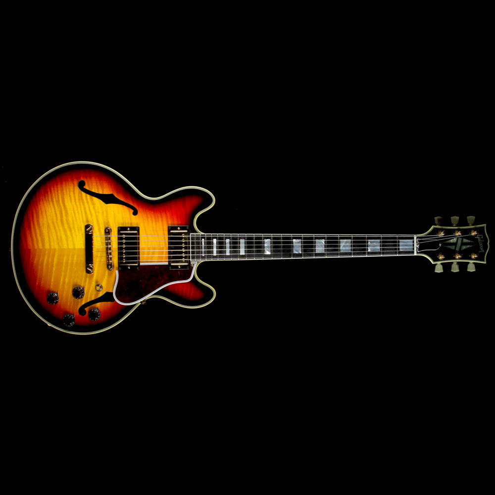 Used Gibson Custom Shop CS-356 Electric Guitar Tri-Burst — 2