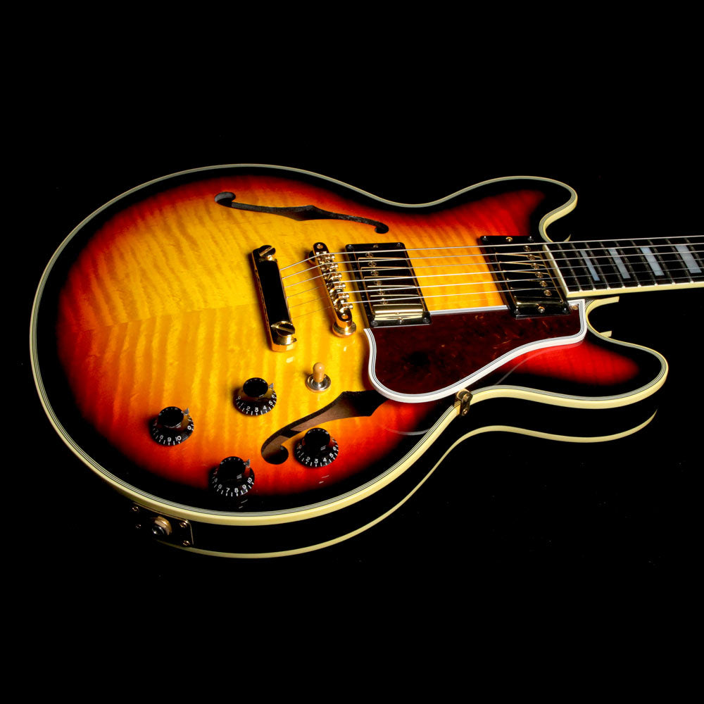 Used Gibson Custom Shop CS-356 Electric Guitar Tri-Burst — 5