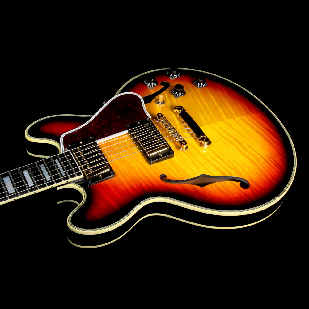 Used Gibson Custom Shop CS-356 Electric Guitar Tri-Burst — 6