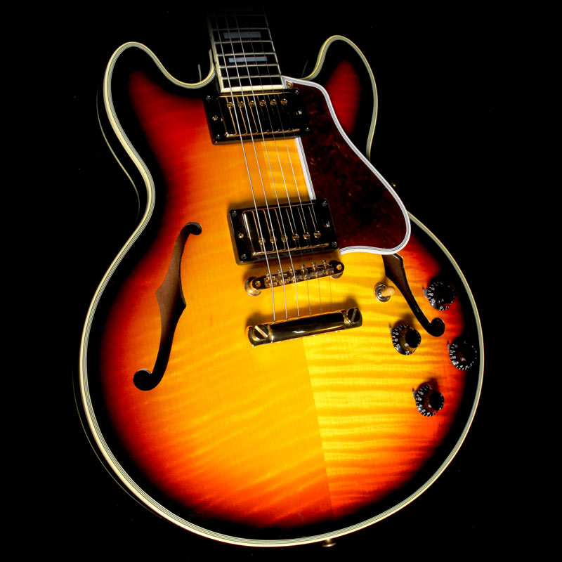Used Gibson Custom Shop CS-356 Electric Guitar Tri-Burst — 1