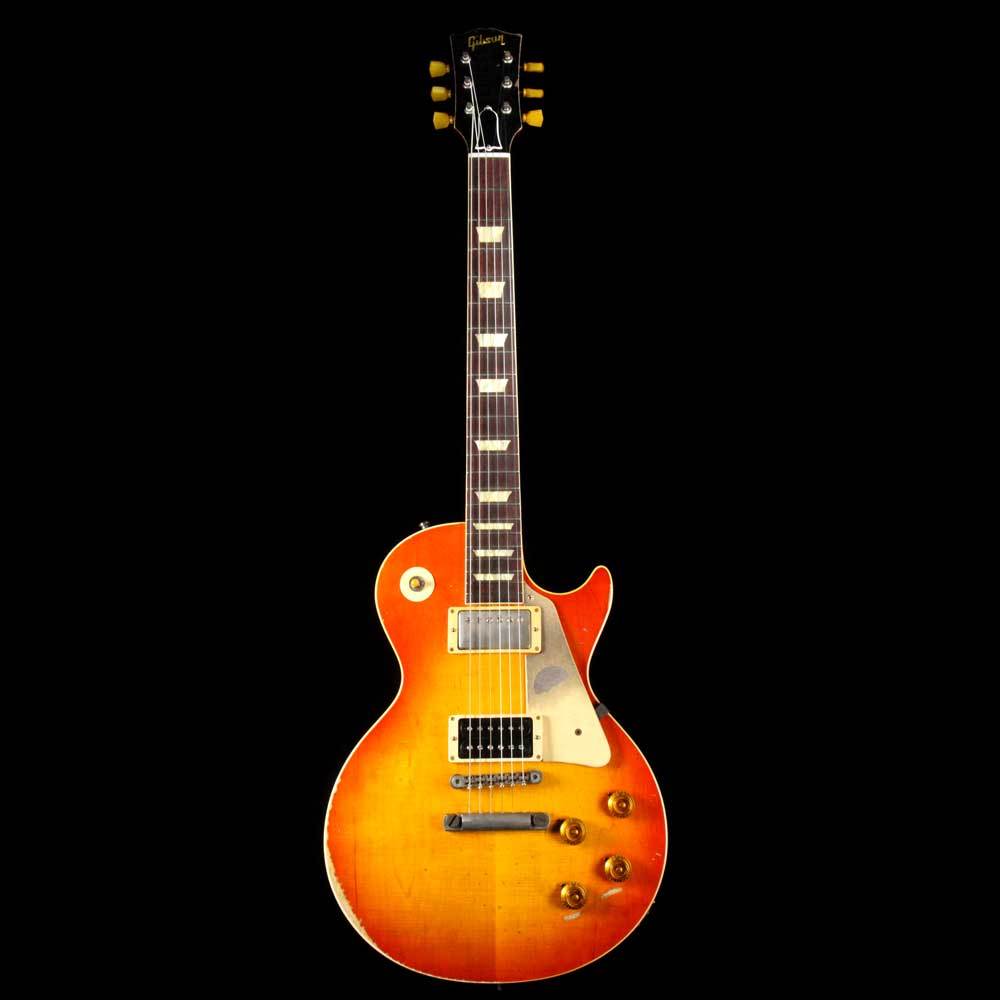 Gibson Custom Shop Slash 1958 Les Paul First Standard #8 3096 Replica Aged and Signed — 2