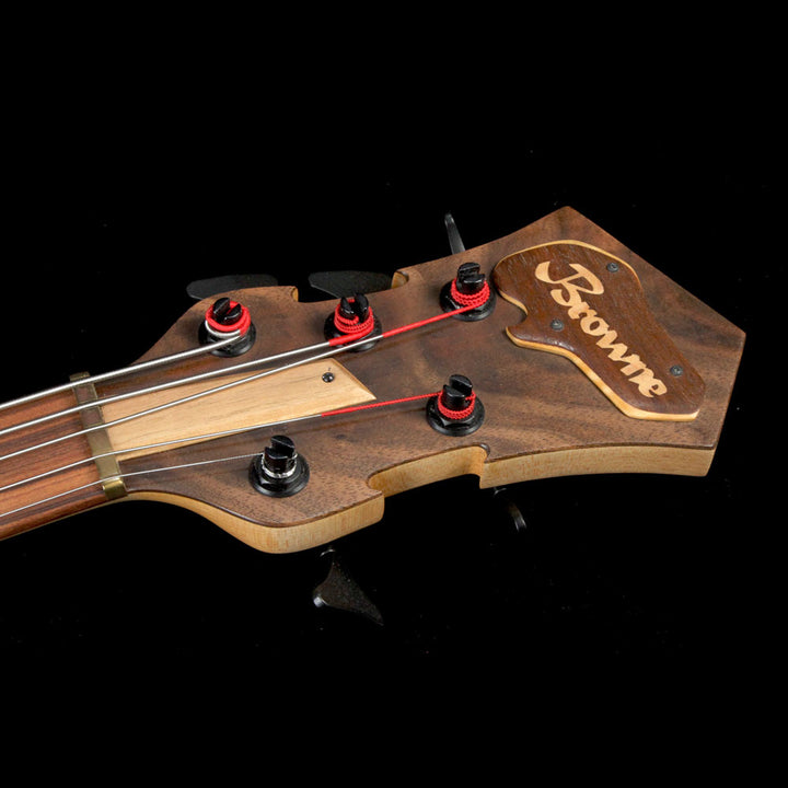 Used 2012 Mike Browne Design Milo 5 Fretted 5 String Electric Bass Guitar Natural