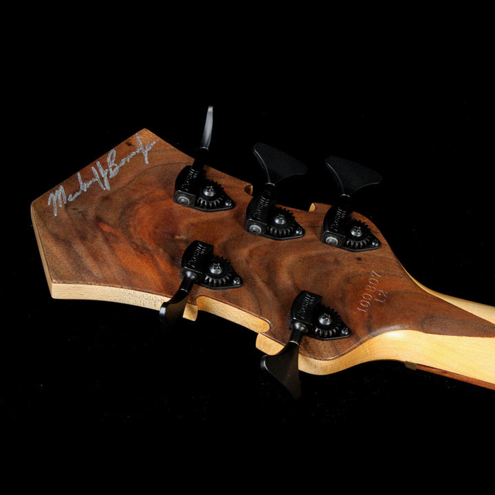 Used 2012 Mike Browne Design Milo 5 Fretted 5 String Electric Bass Guitar Natural