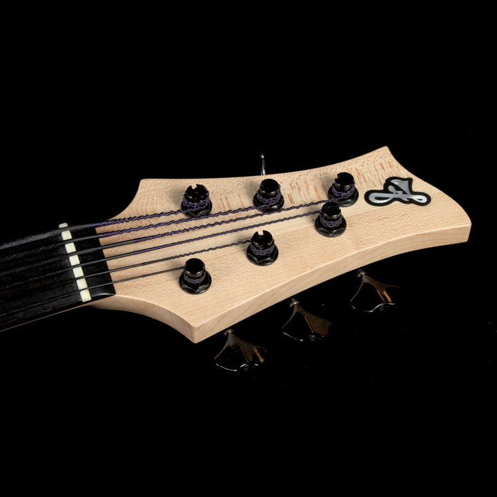 Used 2010 F Bass AC Signature 6 Fretless Electric Bass Guitar Natural