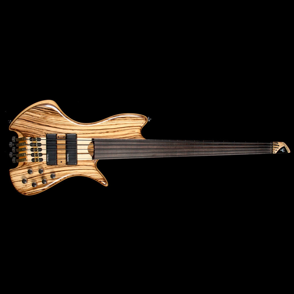 Used Daniel Fernandez Headless SCLE 5-String Fretless Electric Bass Natural — 2