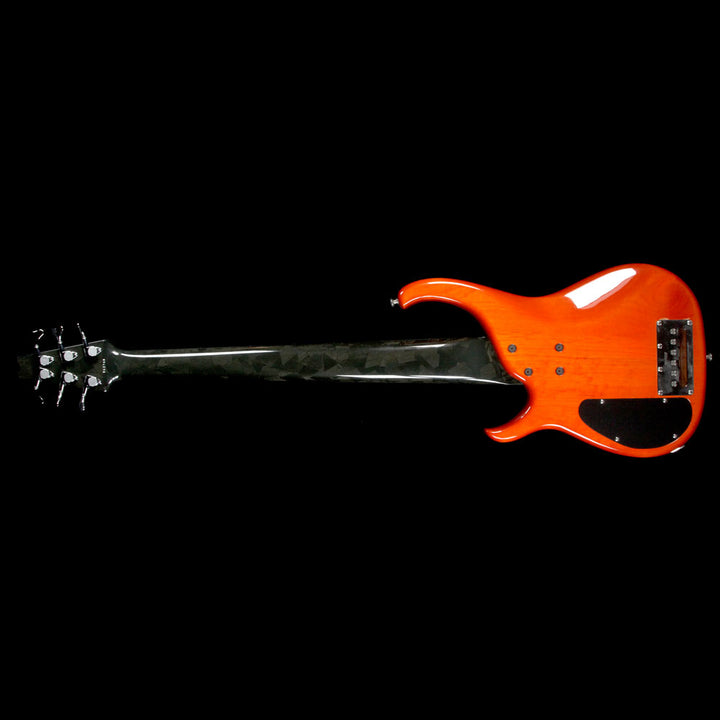 Used 1996 Modulus Quantum Turbo Sweet Spot Q6 Electric Bass Guitar Orange Crush