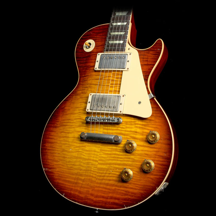 Gibson Custom Shop Les Paul Standard Figured Top Tom Murphy Painted & Aged Electric Guitar Murphy Burst