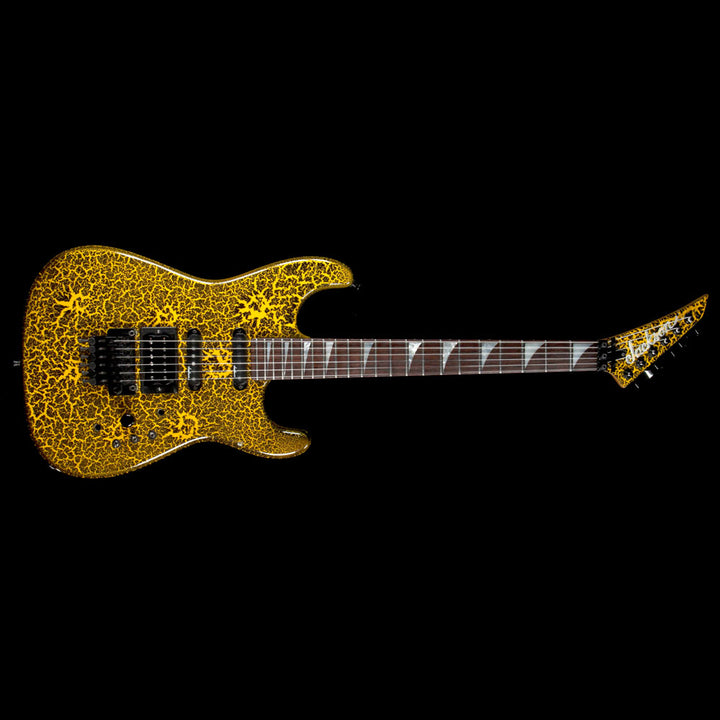 Used 1986 Jackson San Dimas Electric Guitar Yellow Crackle