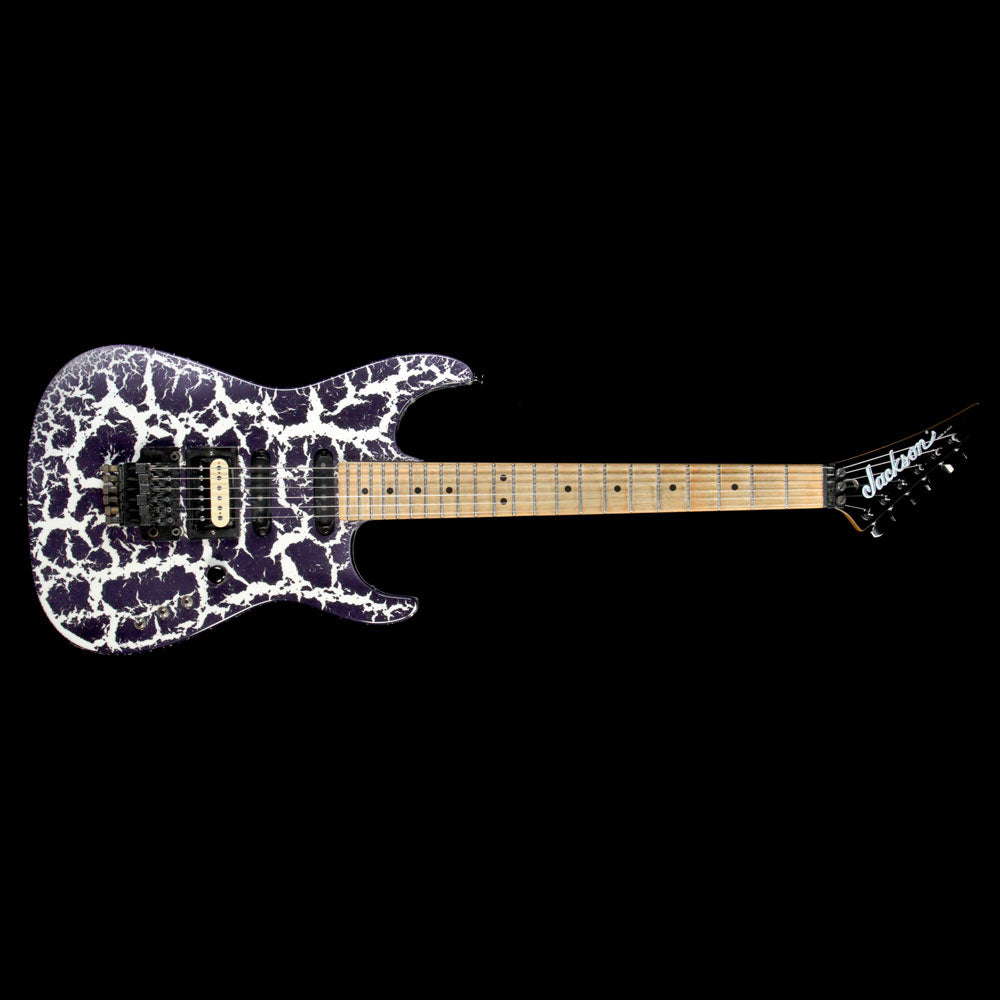 Used 1986 Jackson San Dimas Electric Guitar Purple Crackle — 2