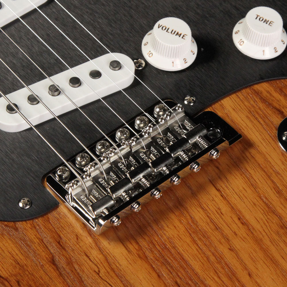 Fender FSR Limited Edition Roasted Ash '56 Stratocaster Electric Guitar Natural — 5